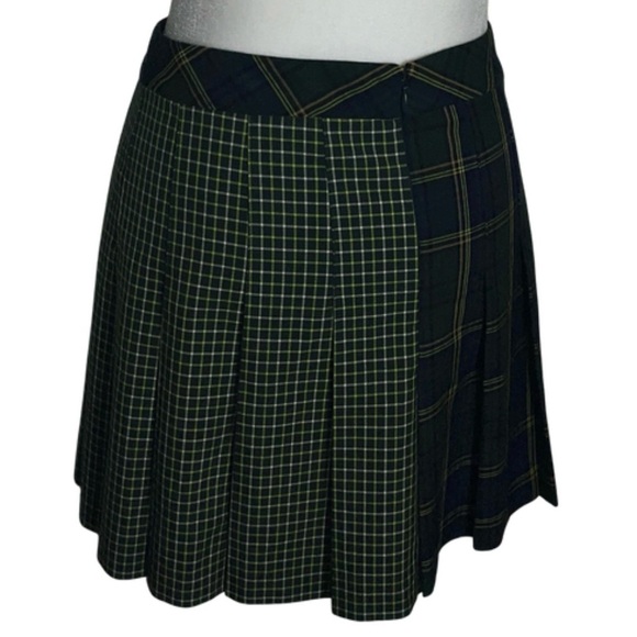 Sunday Best Plaid Pleated Skirt XS Grunge Revival, Dark Academia, Coquette Core - Picture 2 of 4